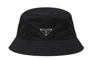 Prada Re-Nylon Black Bucket Hat